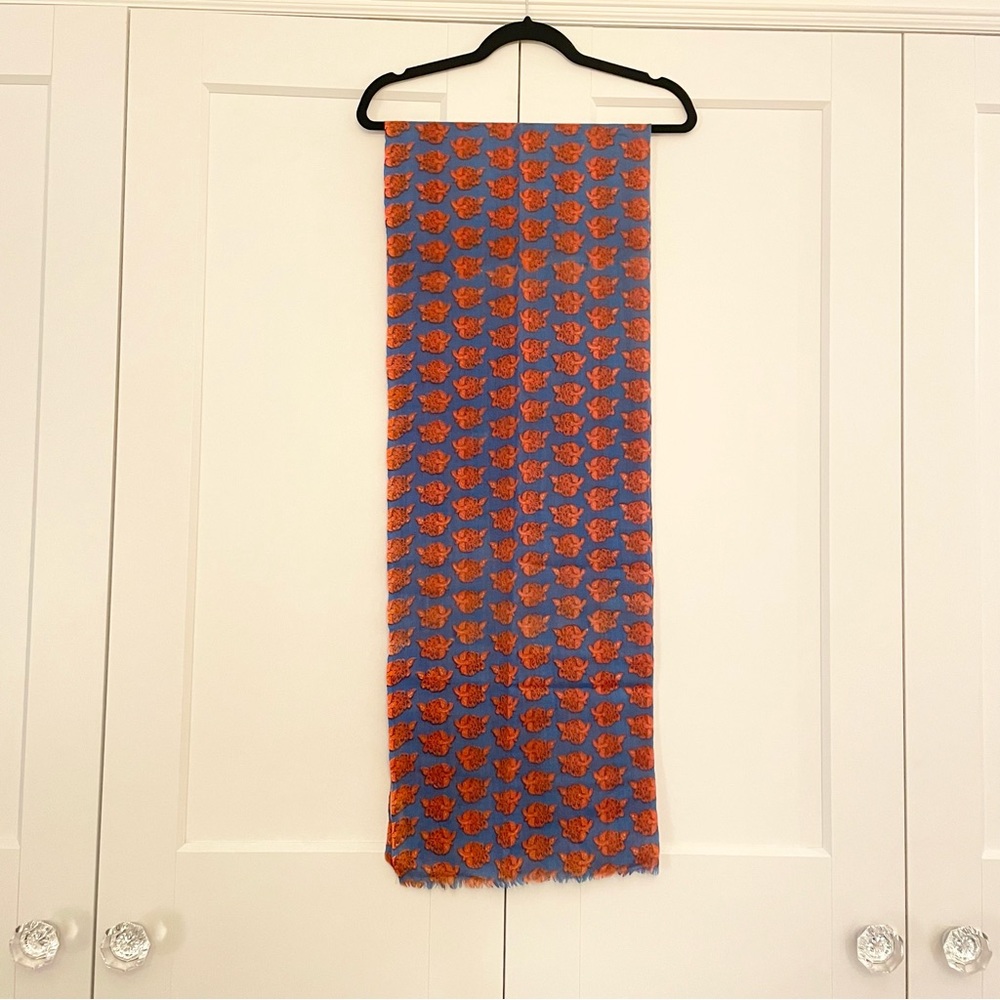 Tory Burch Runway Scarf Wrap In Block Print - image 2